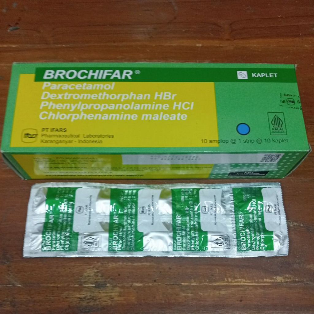 Brochifar tablet 1 strip 10 tablet original