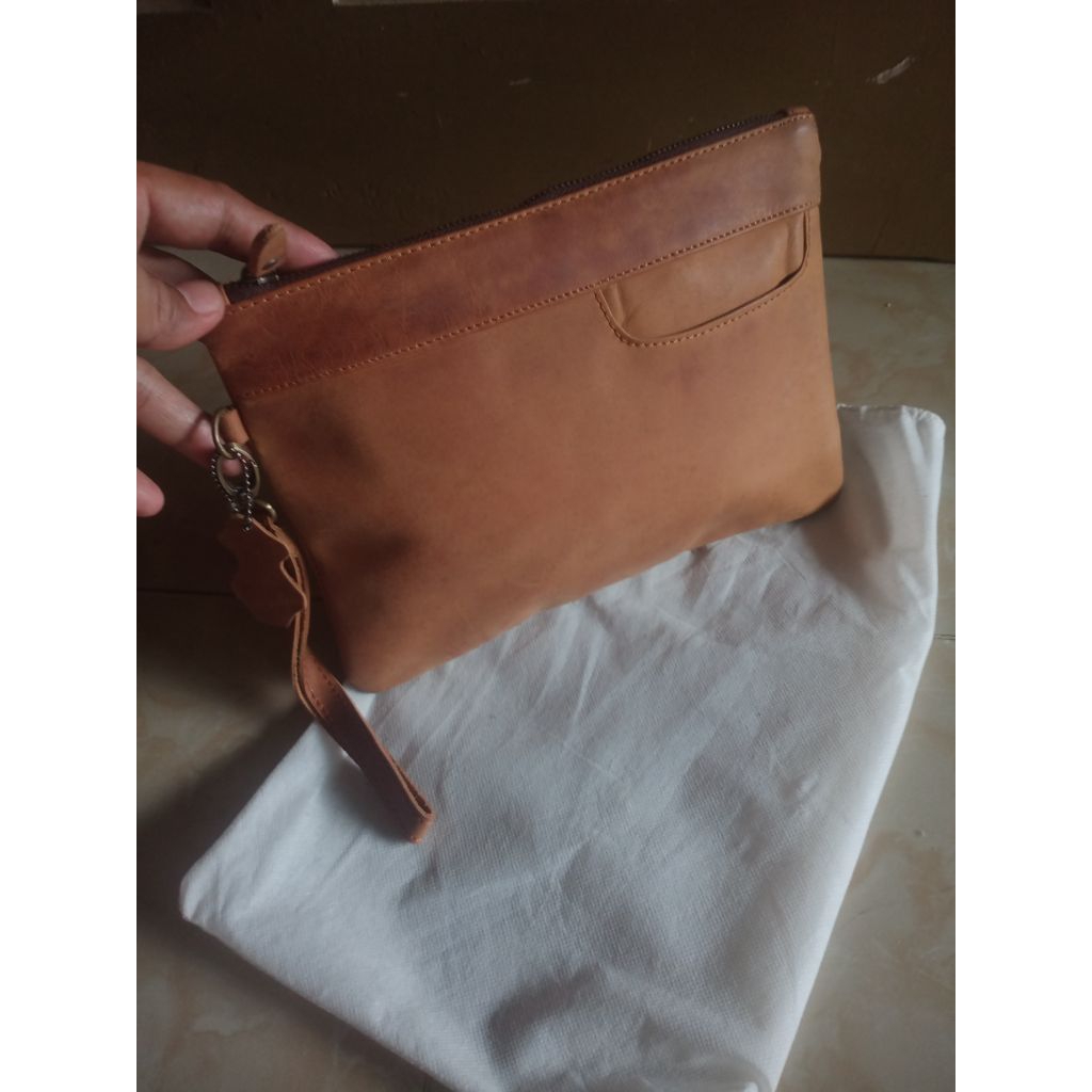clutch KULIT SAPI ASLI