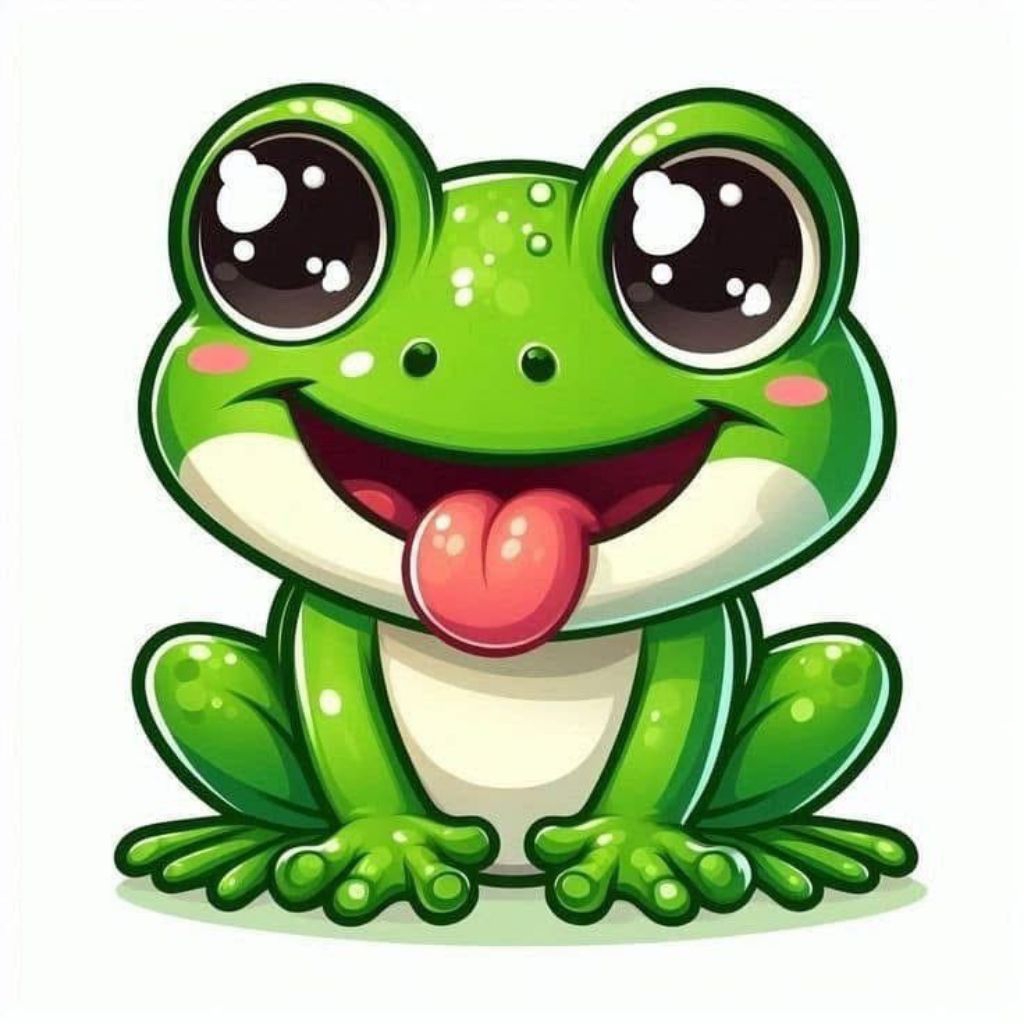 stiker katak  50 ekor