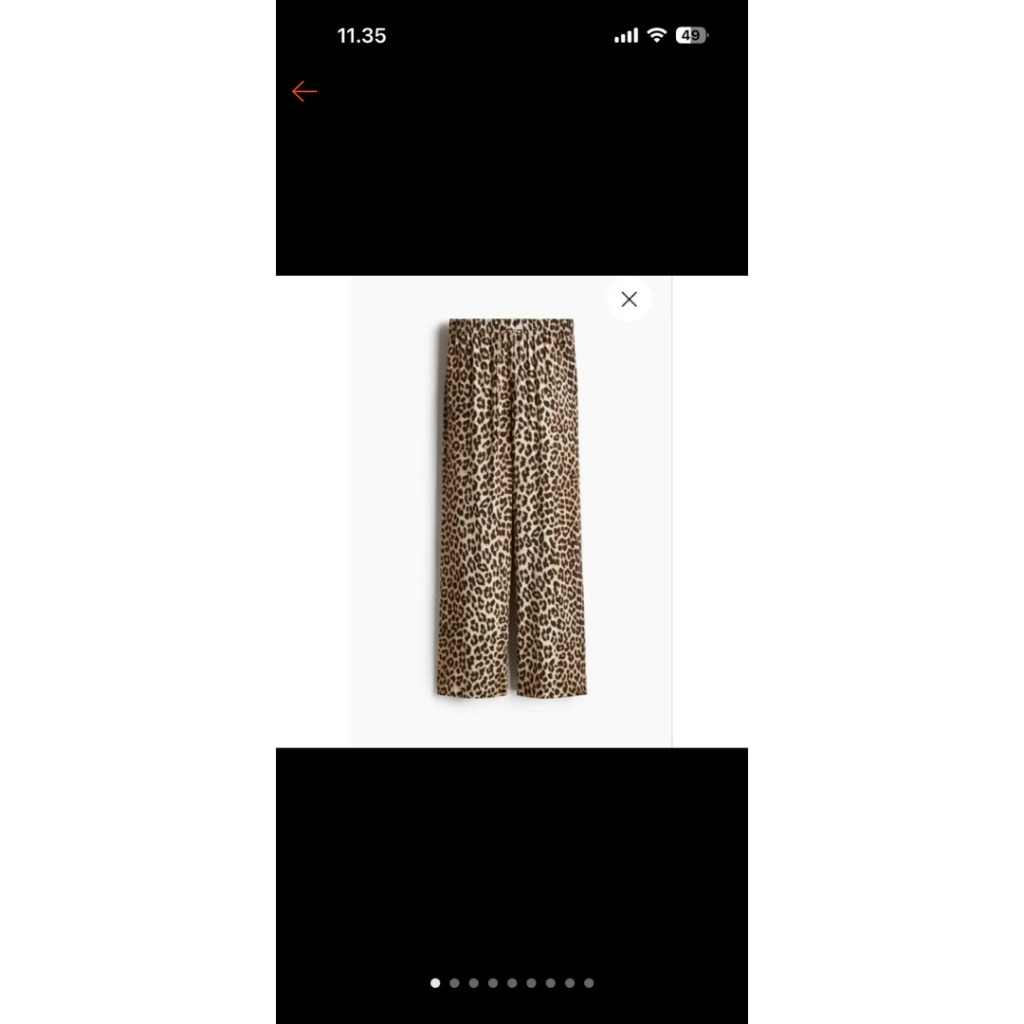WIDE PULL ON TROUSERS H&M