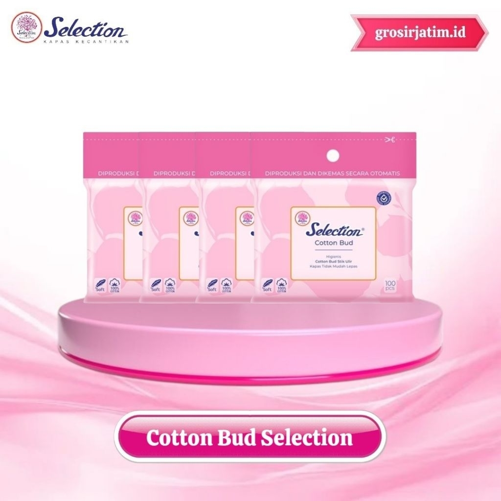 ( 4 PACK ) COTTON BUD SELECTION DEWASA 100