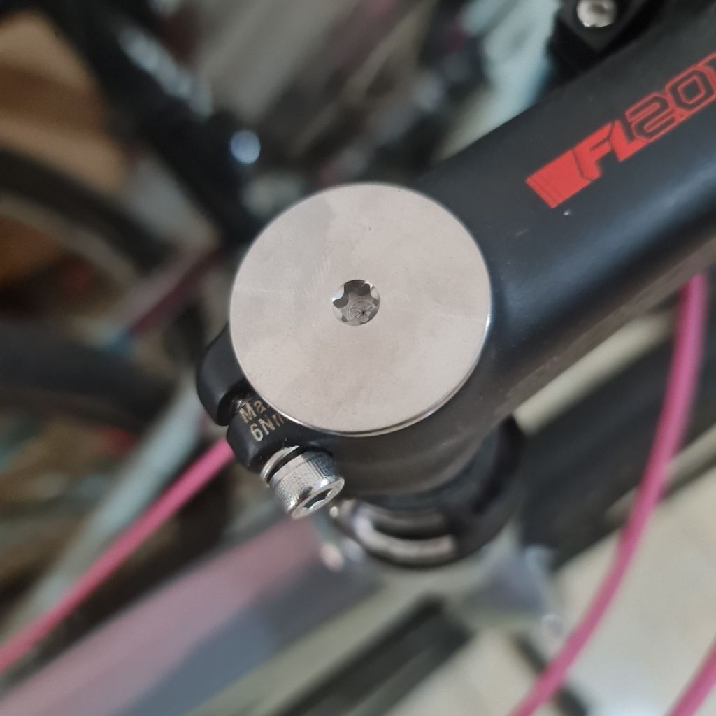 top cap titanium integrated bolt m6 ti tc4