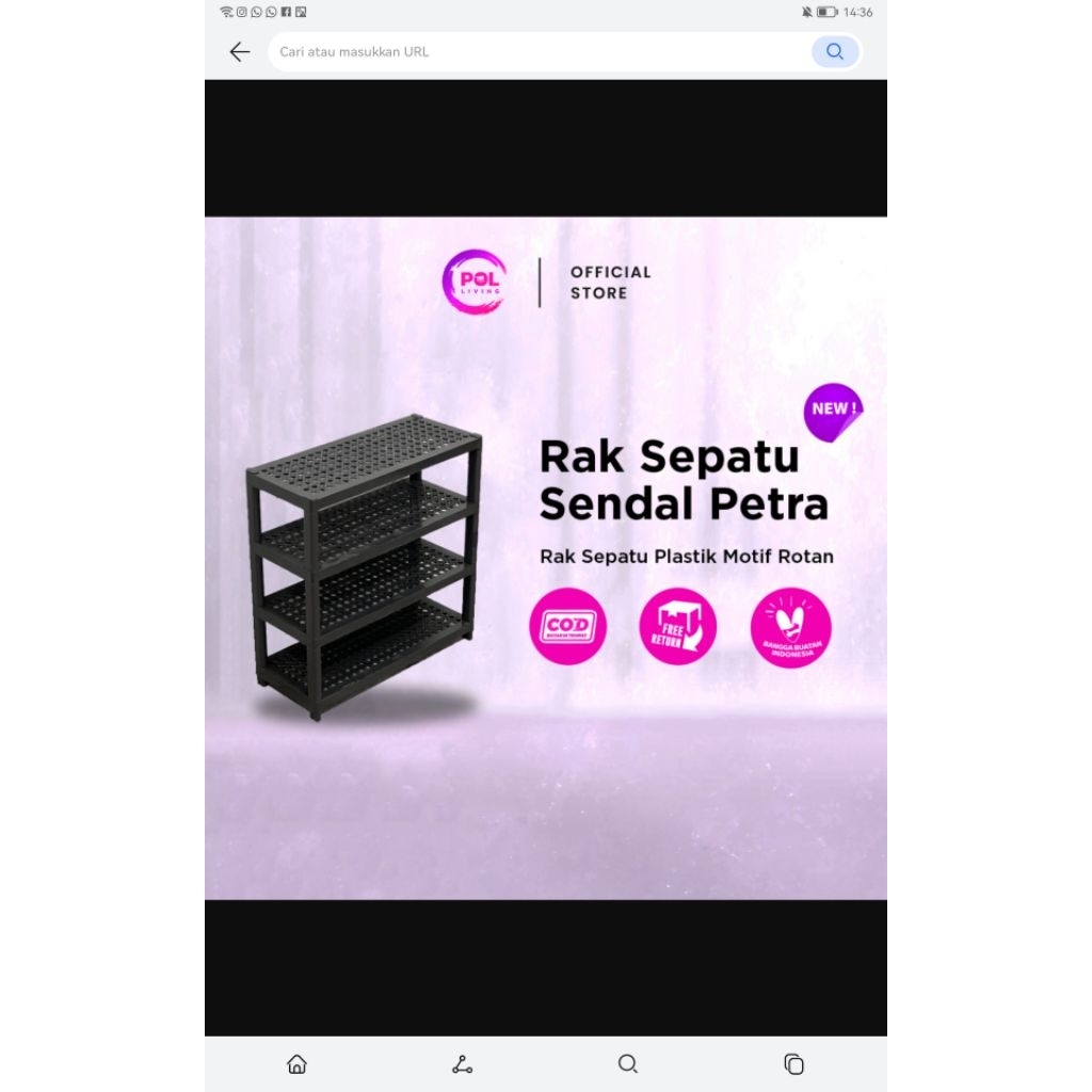 rak sepatu