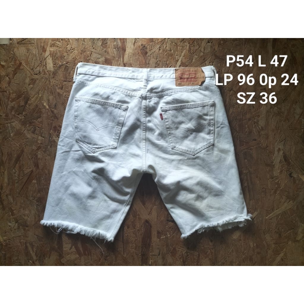 celana pendek jeans 501