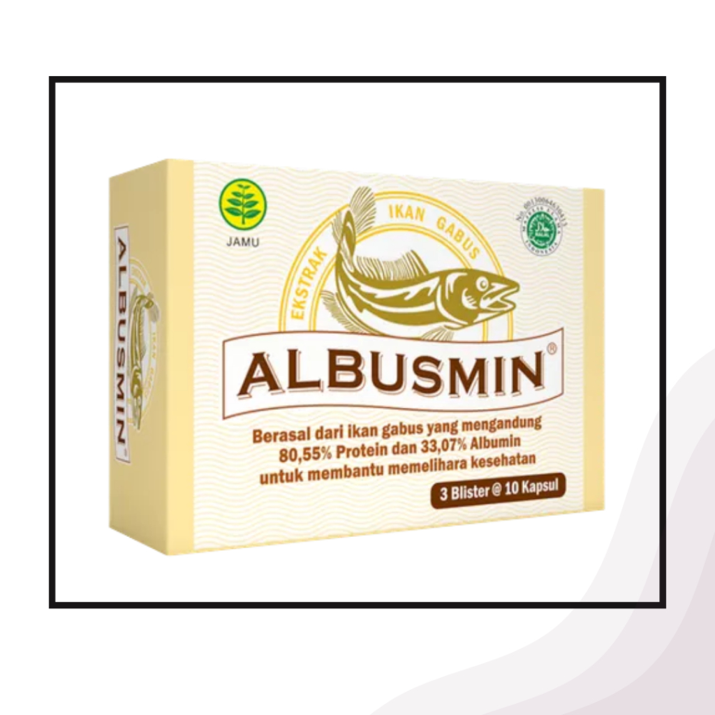 ALBUSMIN 3 BLISTER 10 KAPSUL