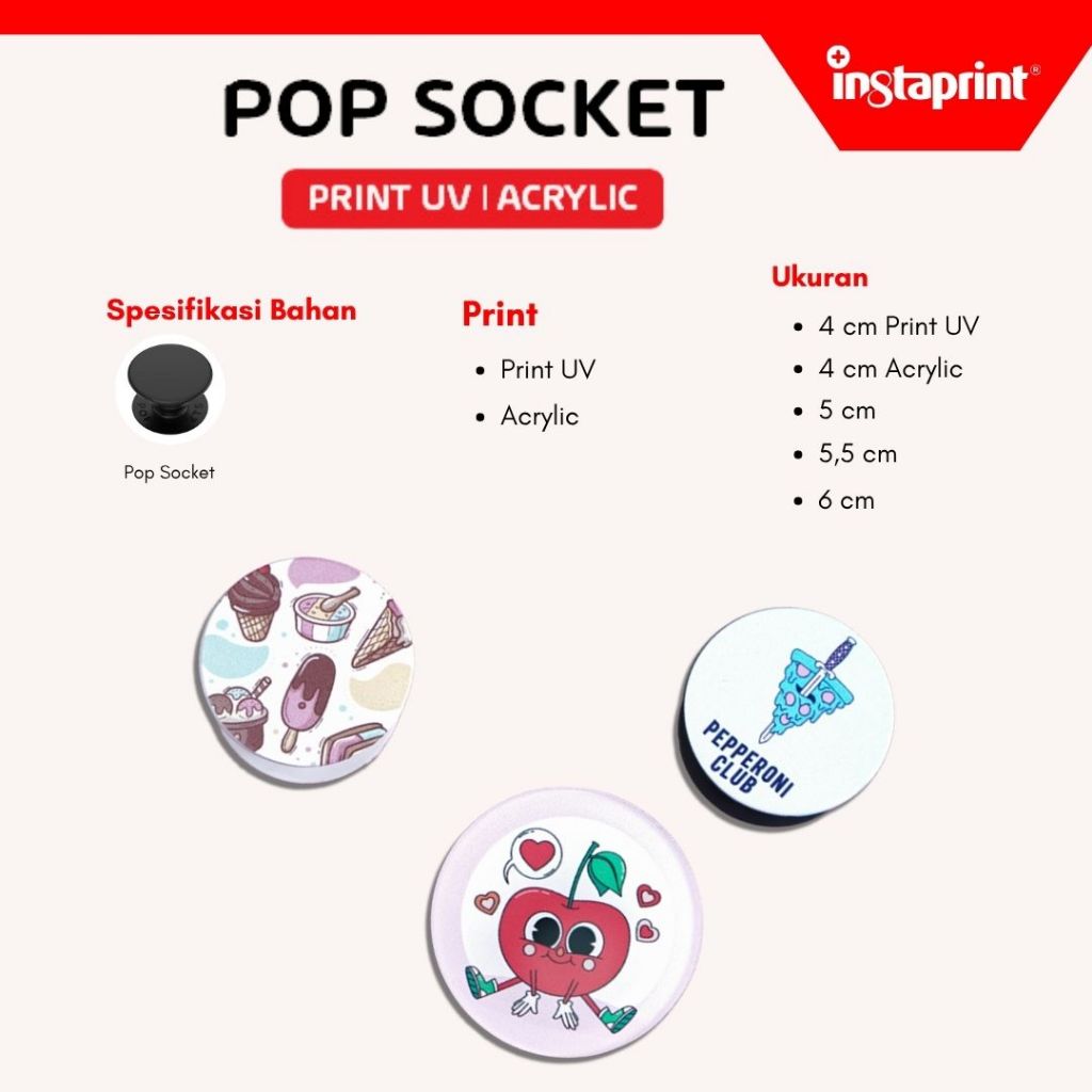 POPSOCKET CUSTOM ,POP SOCKET acrylic CUSTOM / GRIPTOK CUSTOM PRINT UV/gripto ACRYLIC