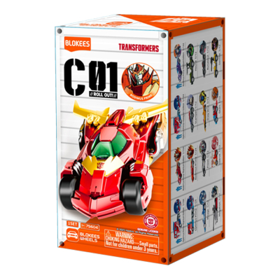 Blokees Wheels Mainan Transformers C01 Roll Out Assorted 1 pcs RANDOM