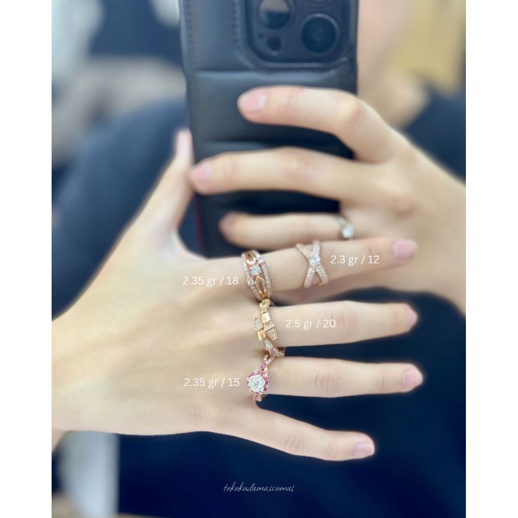 Cincin variasi kadar 8k