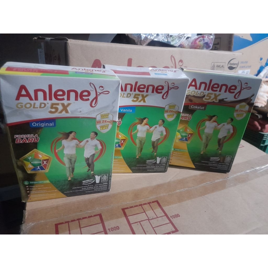 Anlene Gold 230gr Cokelat/Vanila/originql