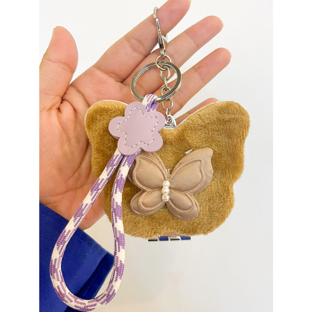 Butterfly Mirror Bagcharm