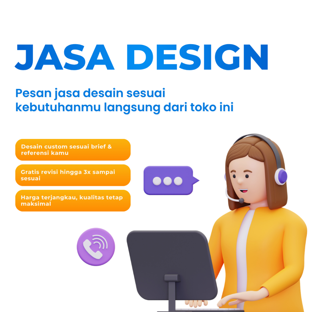 Jasa Custom Desain Bebas Revisi