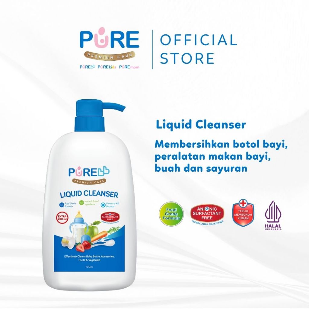 PUREBB LIQUID CLEANSER 700ML PUMP ( EXTRA 200ml)