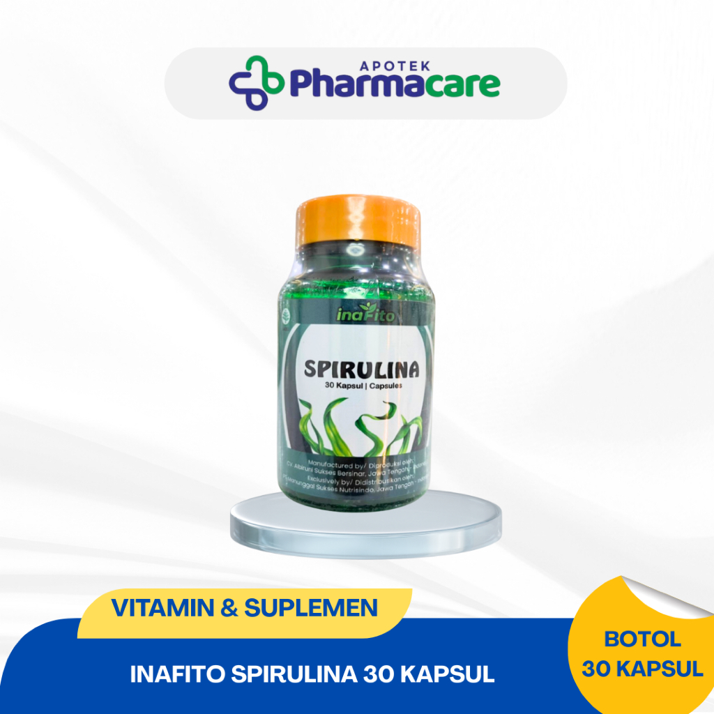 INAFITO SPIRULINA 30 KAPSUL