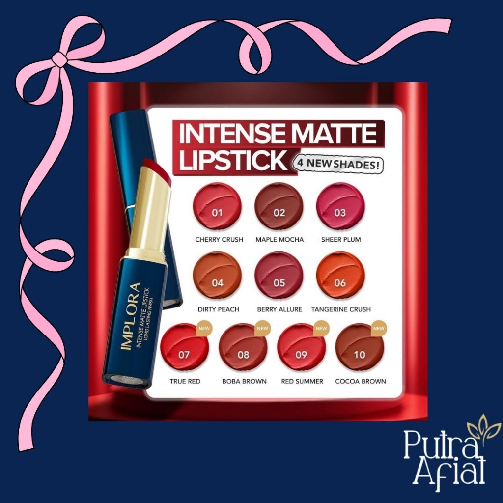 IMPLORA INTENSE MATTE LIPSTICK BPOM