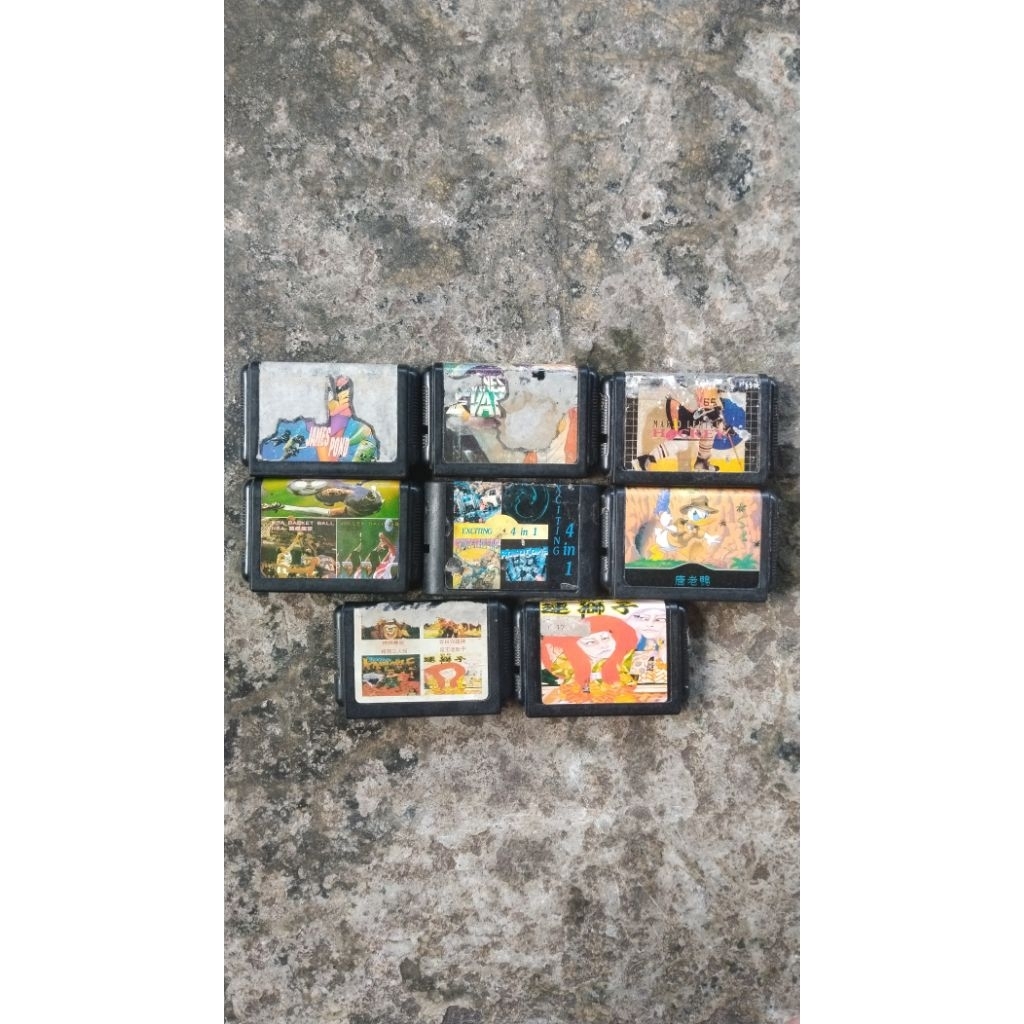kaset sega paketan 8 pcs