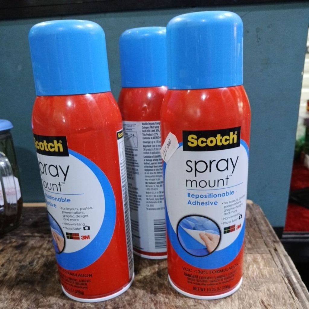 Spray Mount ( Lem Semprot ) Sementara 3M