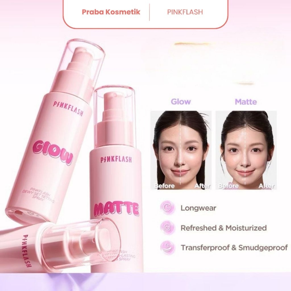 Pinkflash Dewy Set/Matte Long-lasting Setting Spray