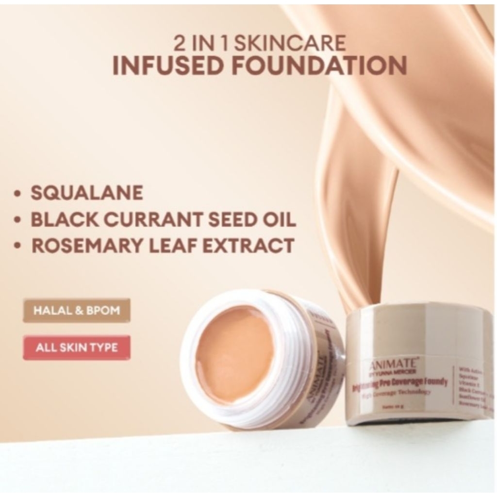 ANIMATE Brightening Pro Coverage Foundy 10gr