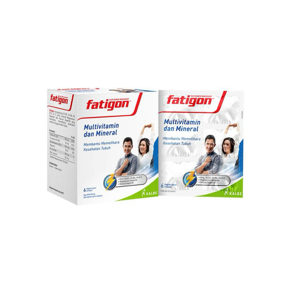 Fatigon Multivitamin isi’6 tablet -ORIGINAL BPOM