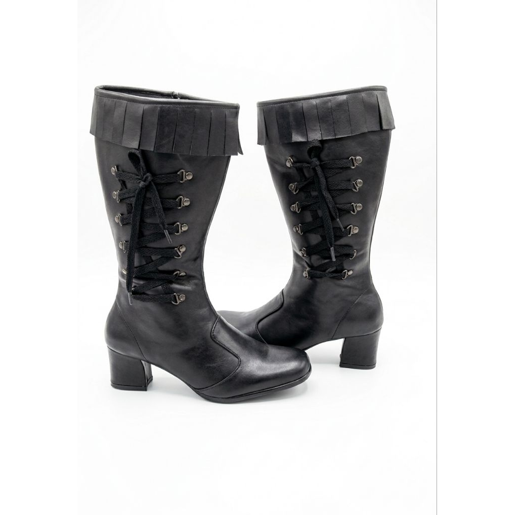 Sepatu mayoret boot kulit asli