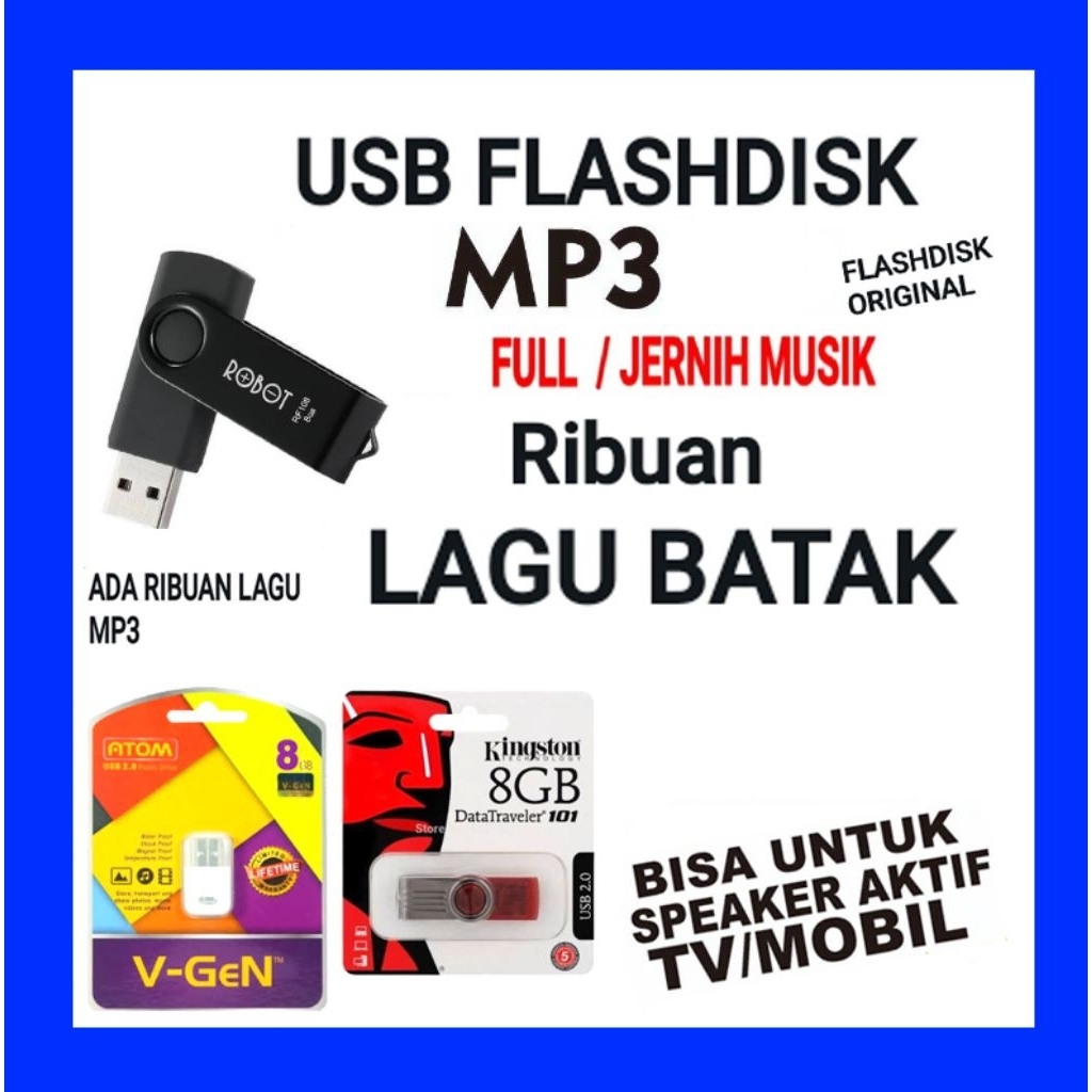 FLASHDISK BATAK MP3
