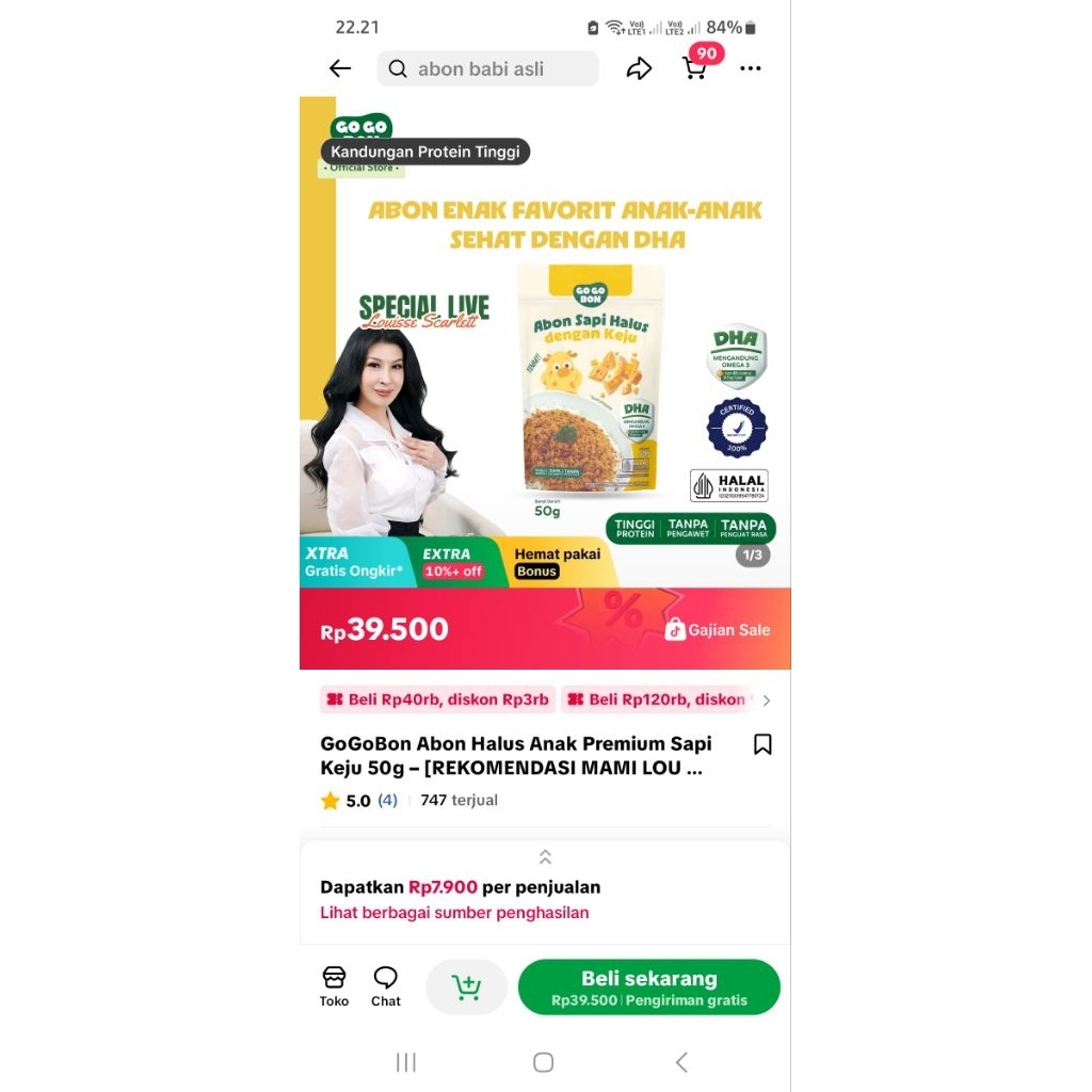Gogobon ayam brokoli ex sample