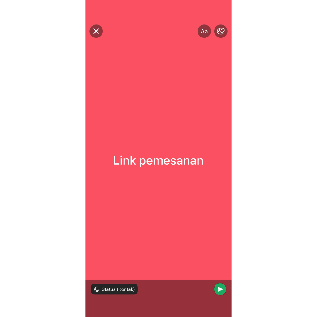 link pemesanan produk