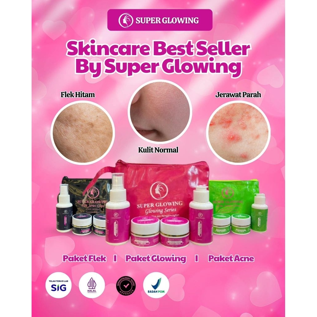 cream super glowing bpom