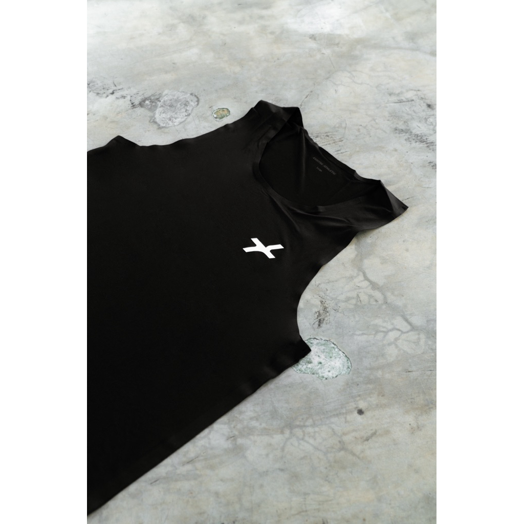 Lustre Seamless Running Singlet - Black