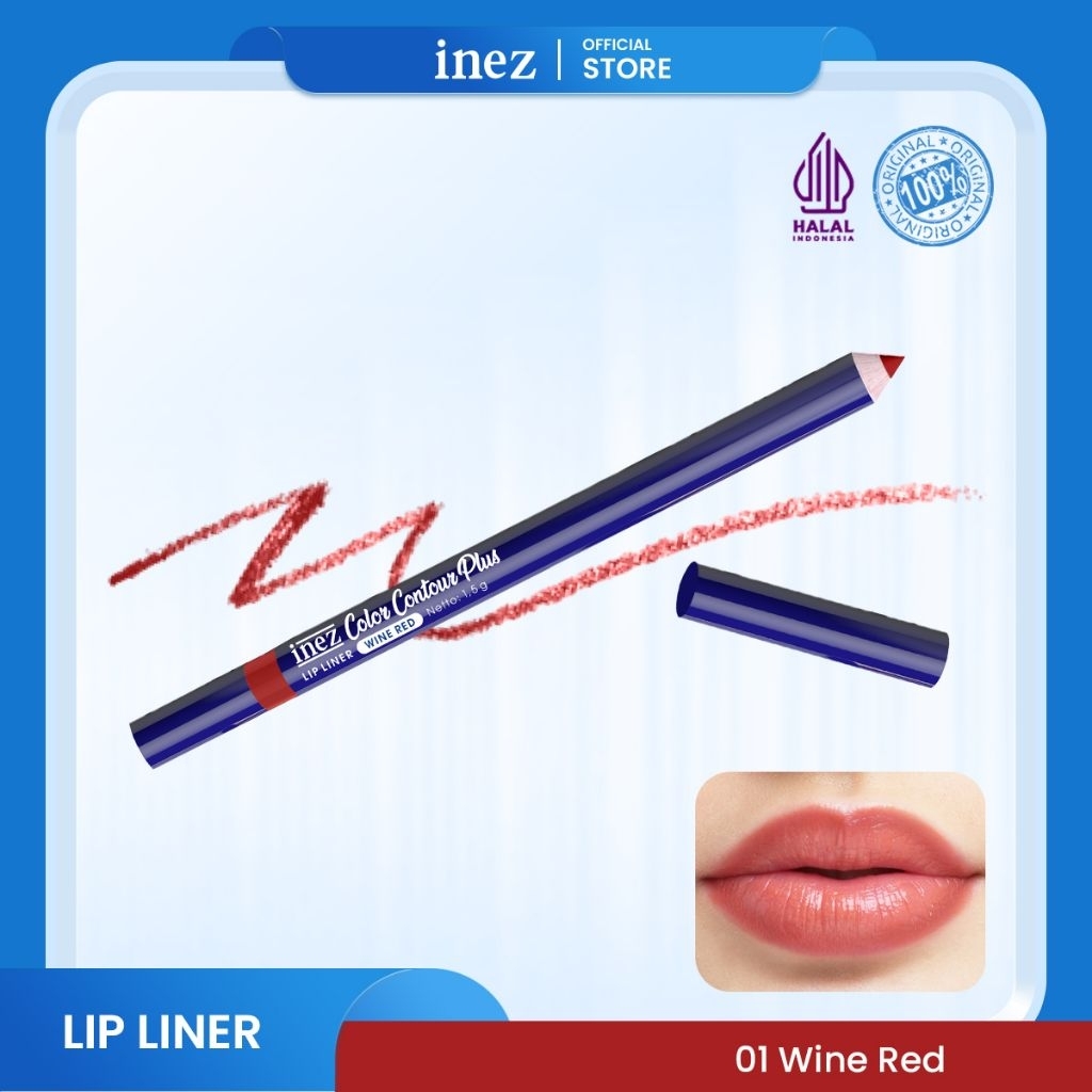 INEZ LIP LINER 01 WINE RED
