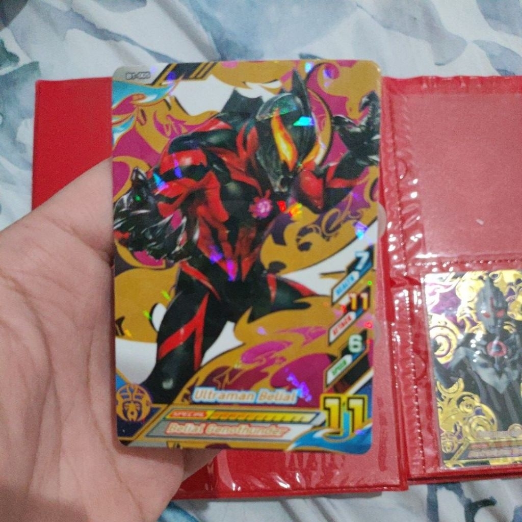 ultraman belial kartu