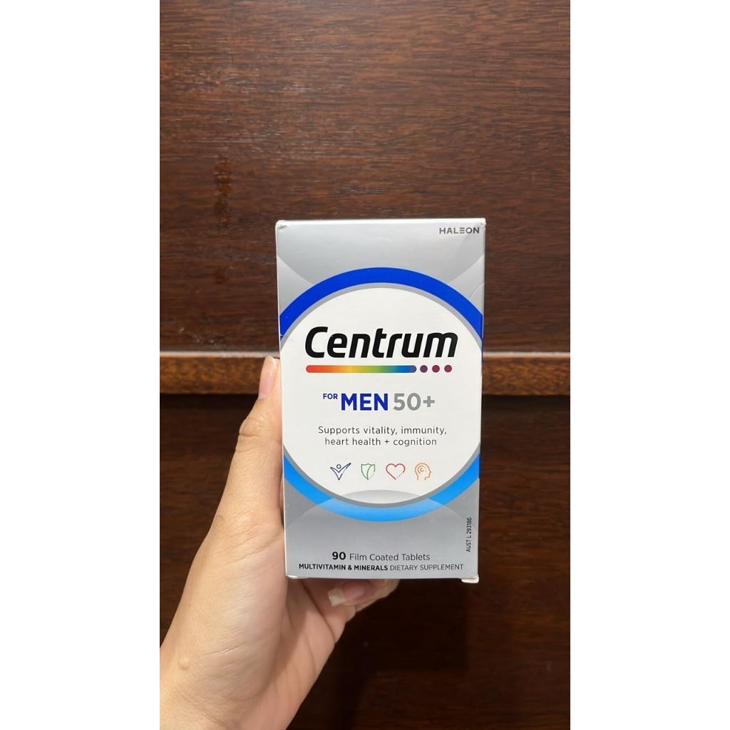 Original Centrum For Men 50+ 90 Tablets