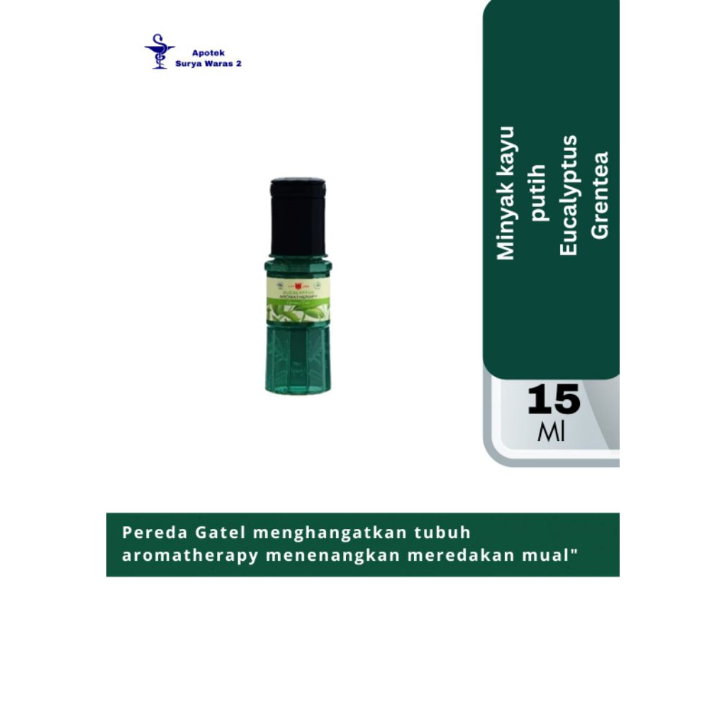 Minyak Cap Lang Eucalyptus Aromatherapy Greentea 15ml