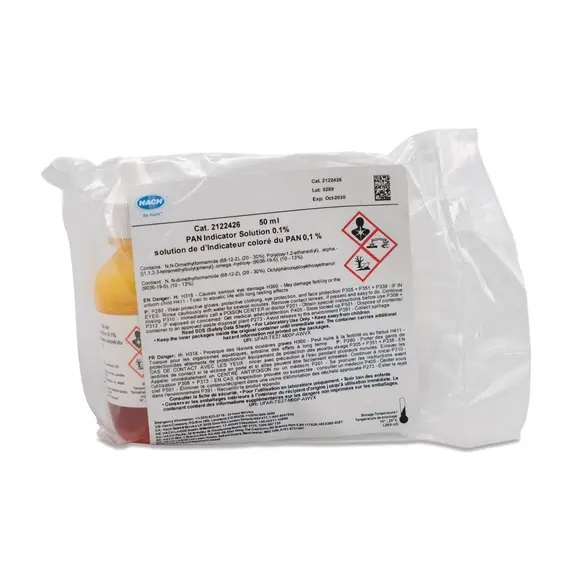 Hach 2122426 PAN Indicator Solution, 0.1%, 50mL SCDB