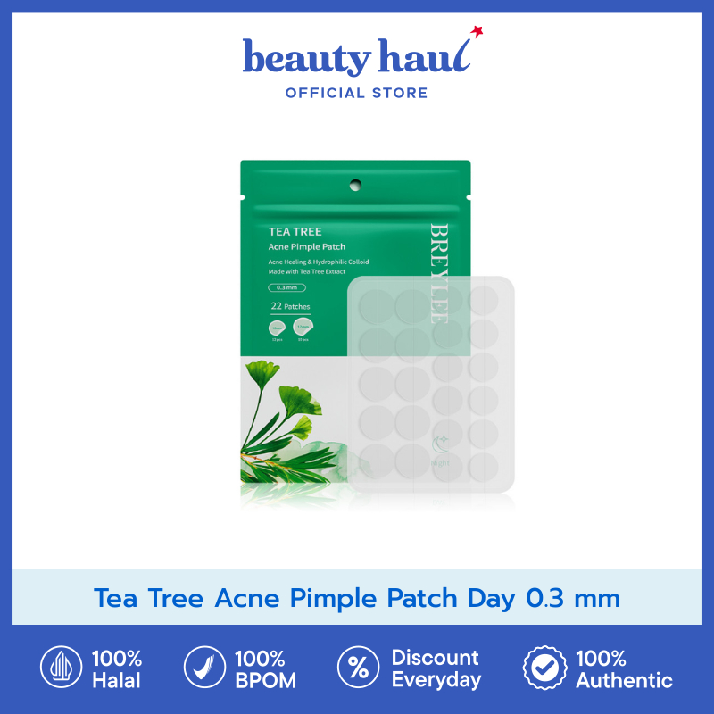 BREYLEE Tea Tree Acne Pimple Patch Day 0.3 mm