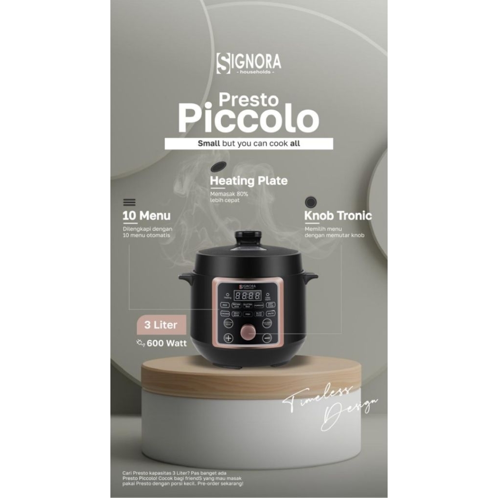 Presto Piccolo Signora