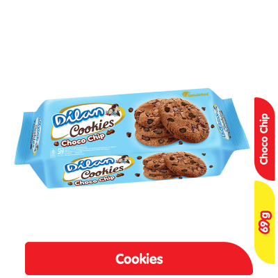 Dilan Cookies Choco Chip Renyah 69g