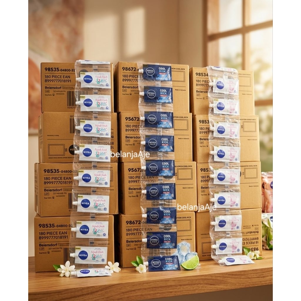 Promo Nivea Deodoran Sachet kartonan