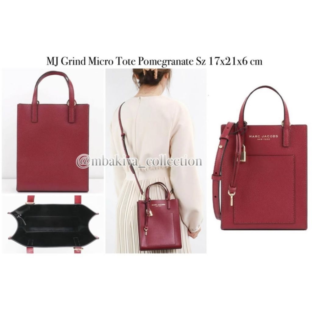 Grind Micro Tote Pomegranate
