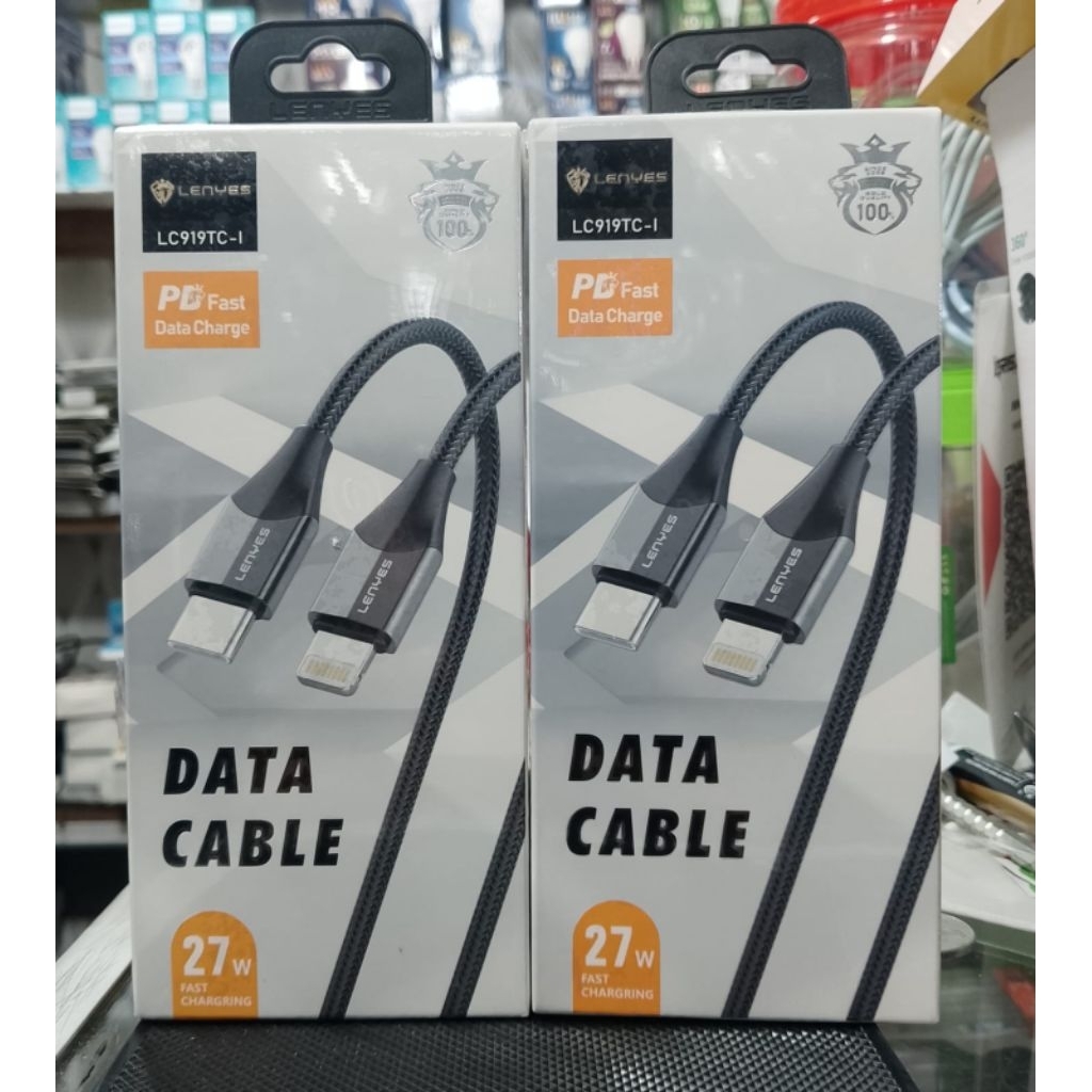 KABEL DATA 27W LENYES LC919TC PD FAST CHARGING DATA CABLE