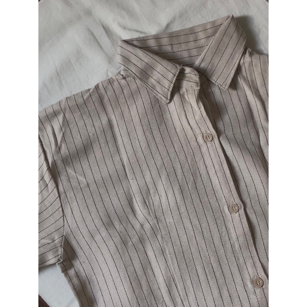 kemeja stripe