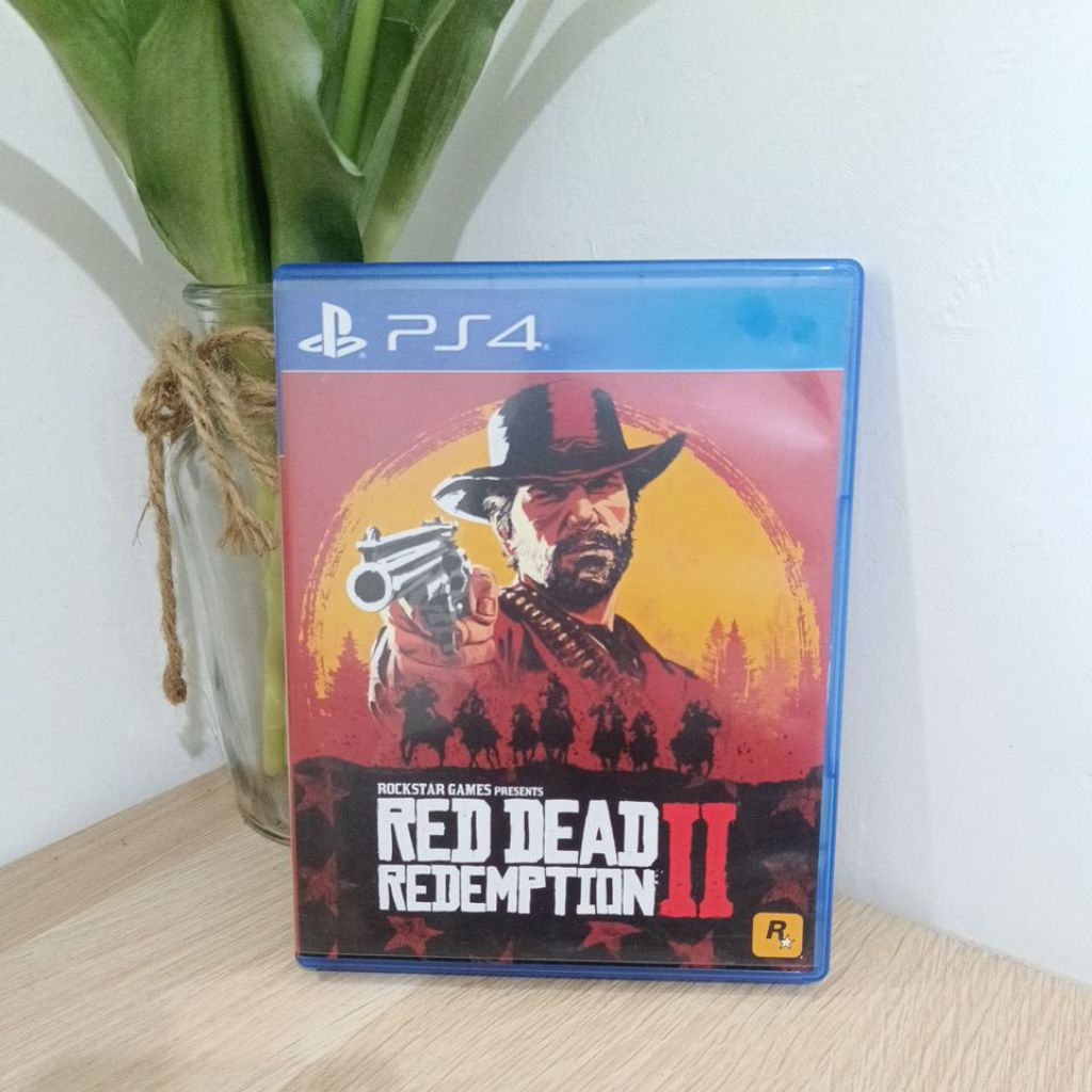 BD / Kaset PS4 Red Dead Redemption II + Map *Play Disk Error*