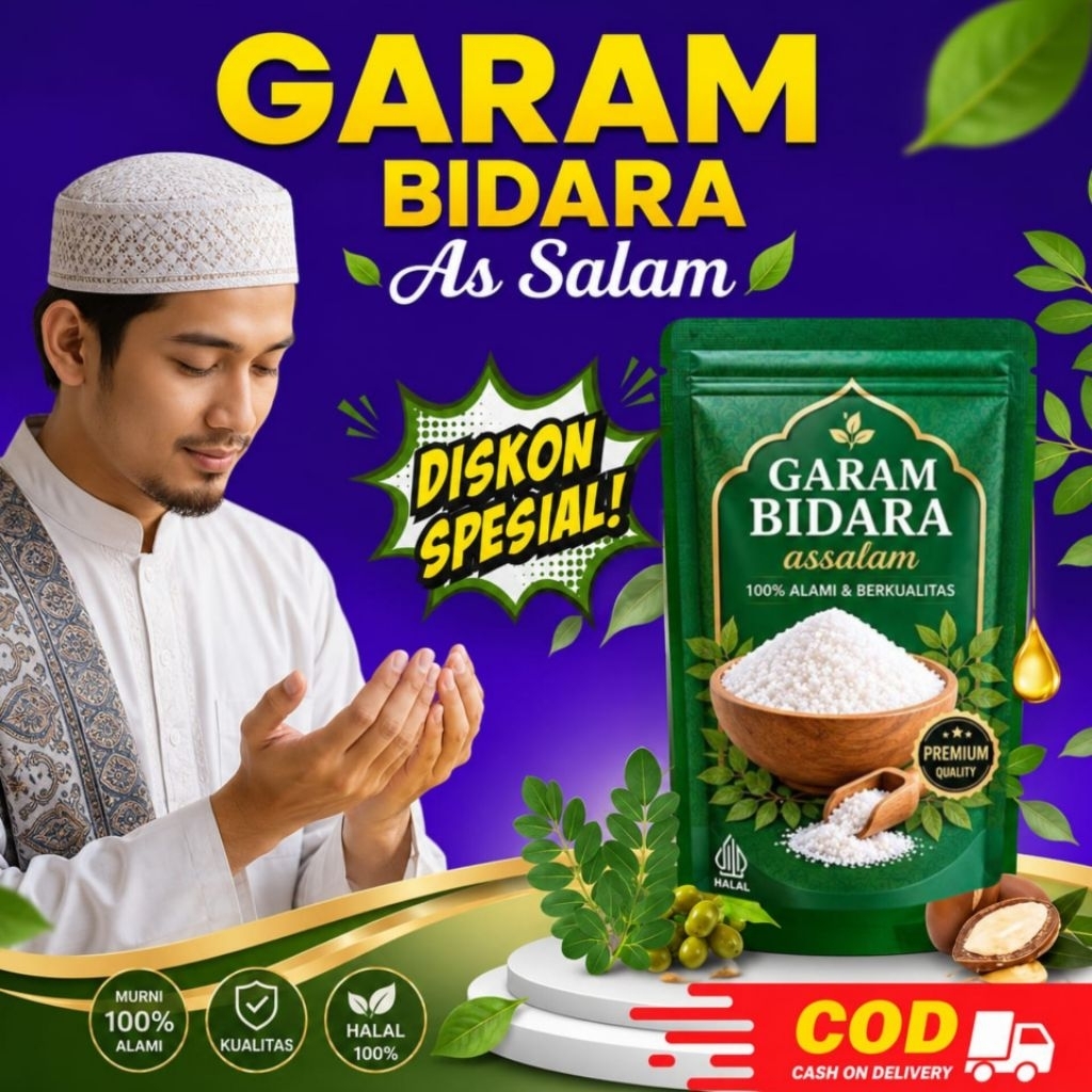 Garam ASSALAM Terapi Mandi Herbal Manfaat Terapi