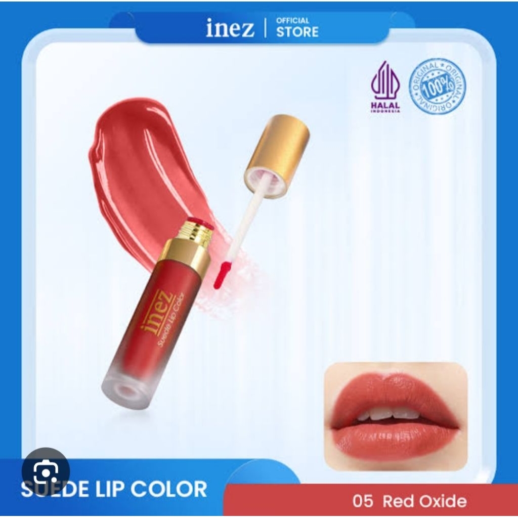INEZ LIPSTIK SUEDE -05 ( red oxide )