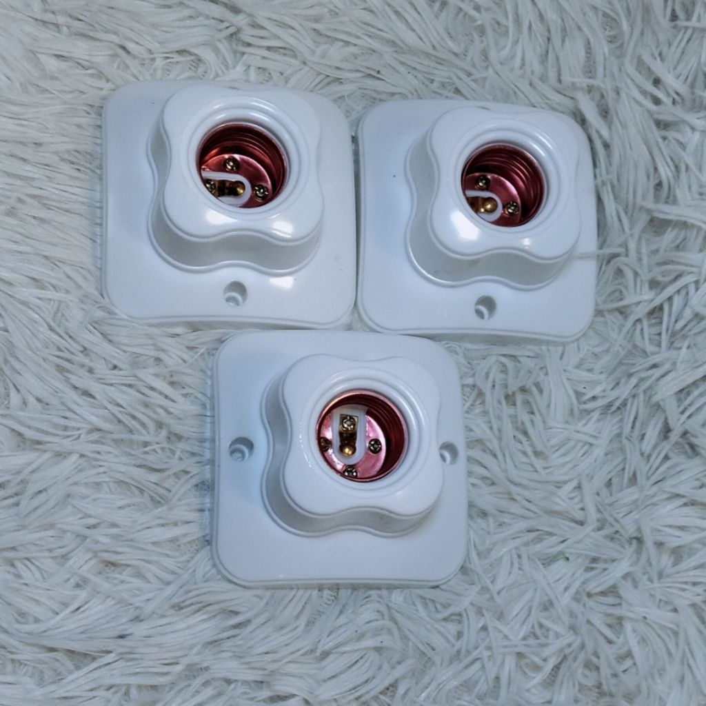 Fitting lampu plafon Rubytech E27 tebal SNI ORI