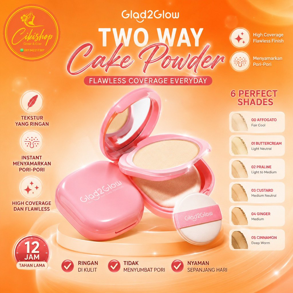 Glad2Glow Two Way Cake Powder