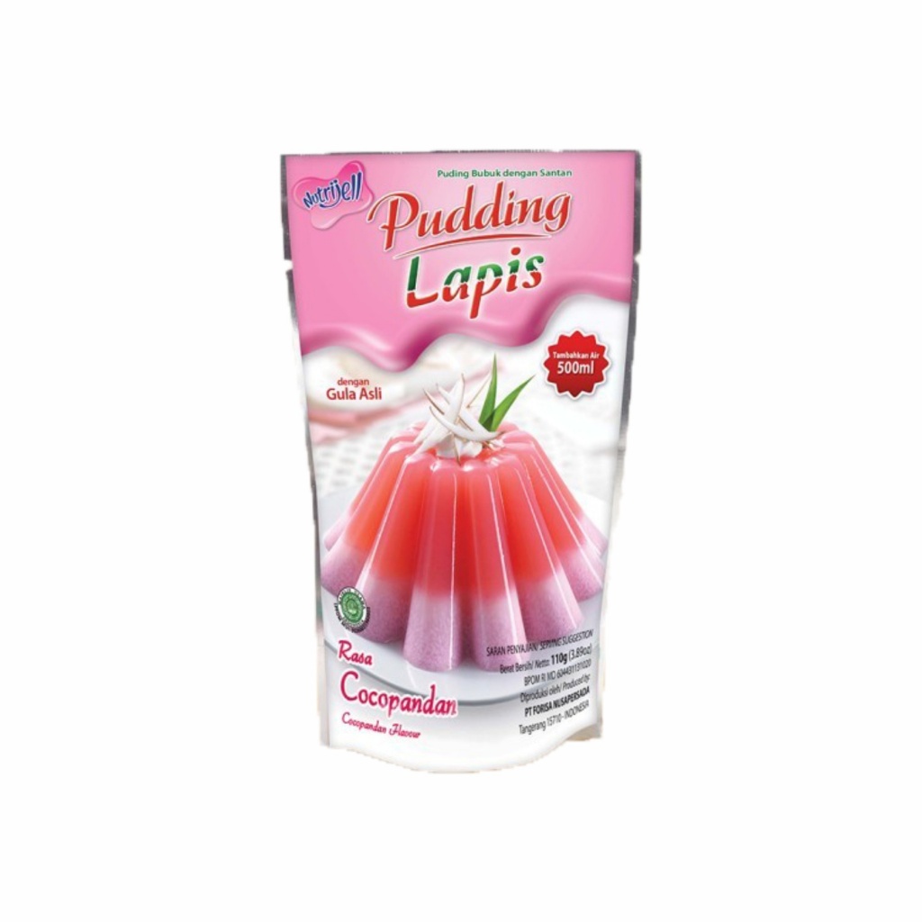 NUTRIJELL PUDDING LAPIS RASA COCOPANDAN 110GR