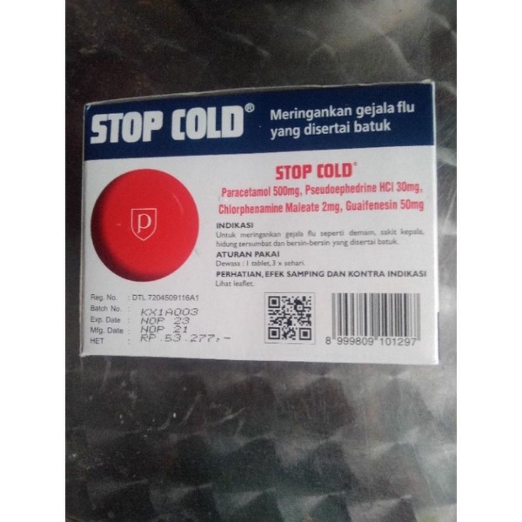 stopcold per box