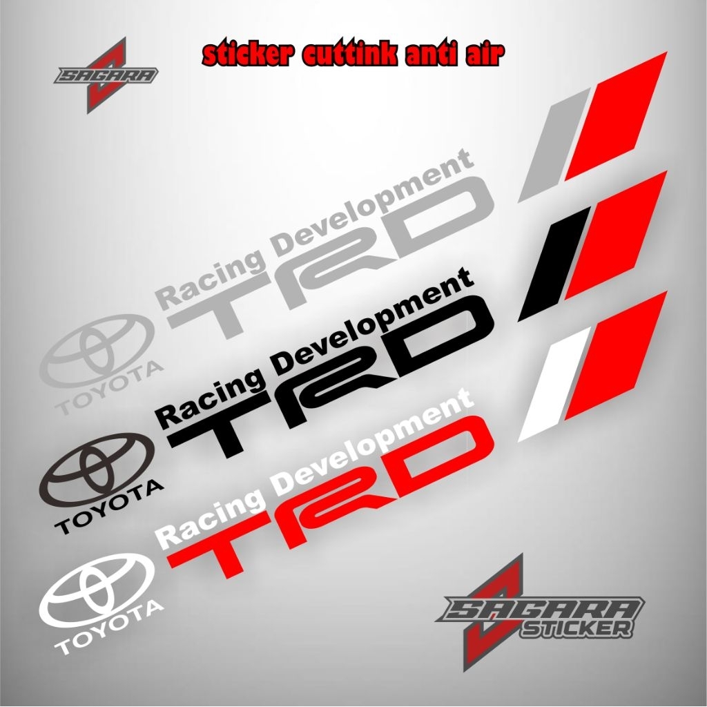 STICKER/CUTTING/STIKER/KACAMOBIL/TRD/STICKER/UNIVERSAL