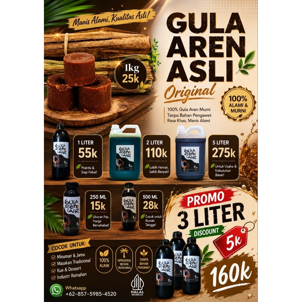 Gula aren Cair Original